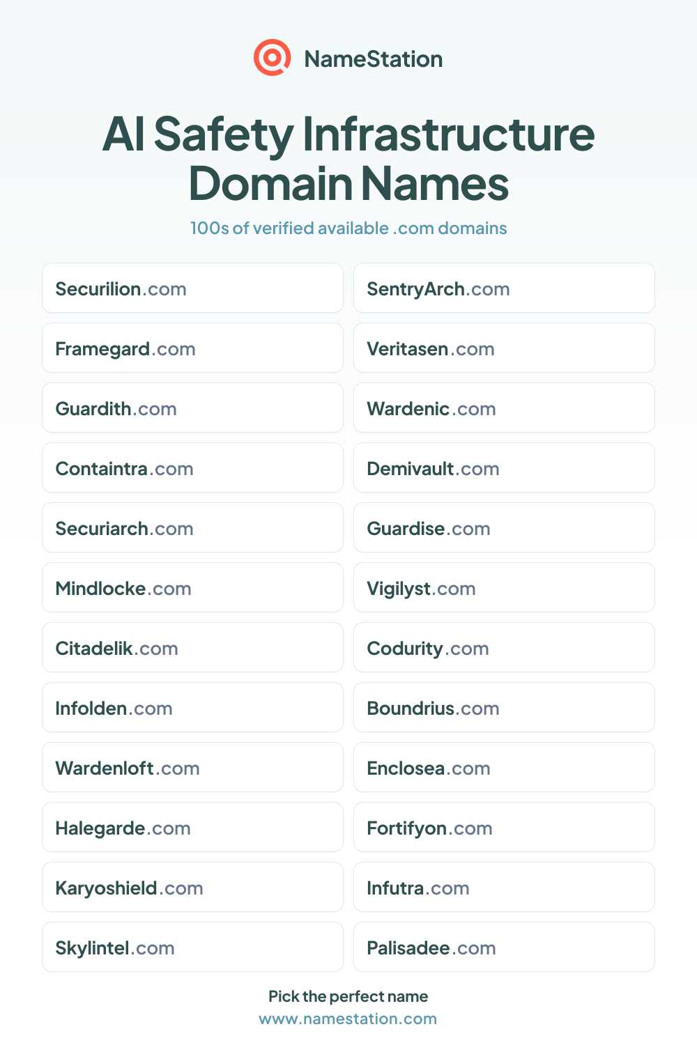 AI Safety Infrastructure Domain Names