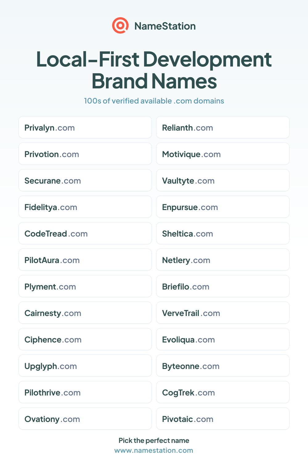 Local-First Development Brand Names