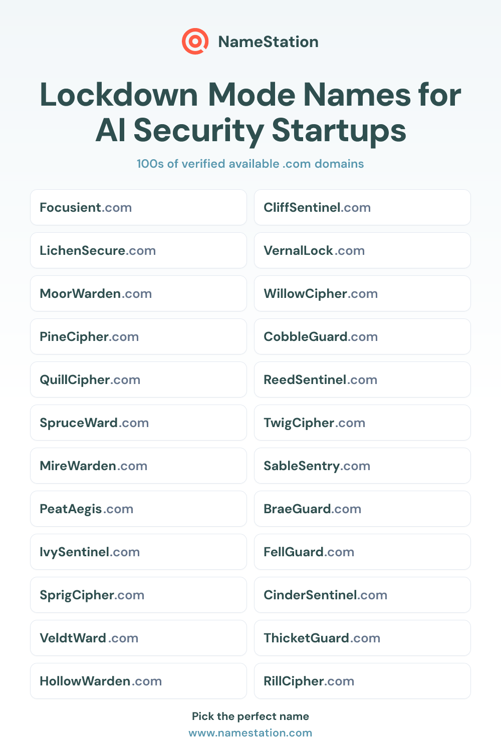 Lockdown Mode Names for AI Security Startups