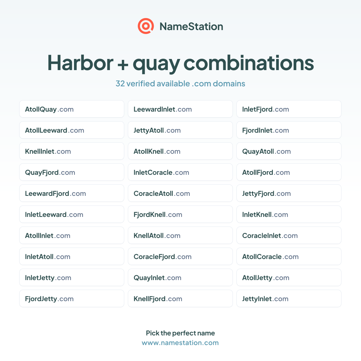 Harbor + quay combinations
