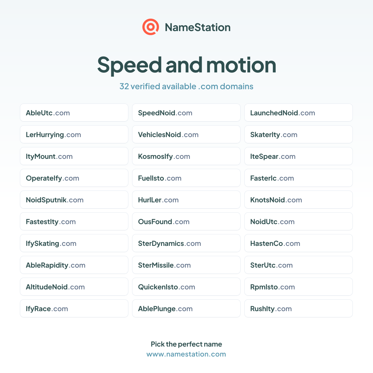 Speed and motion