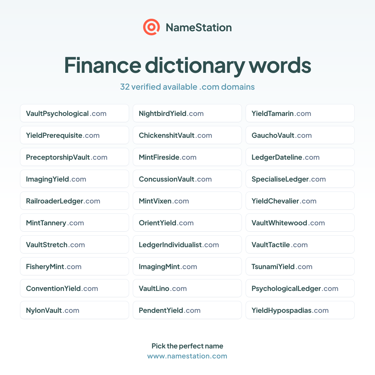 Finance dictionary words