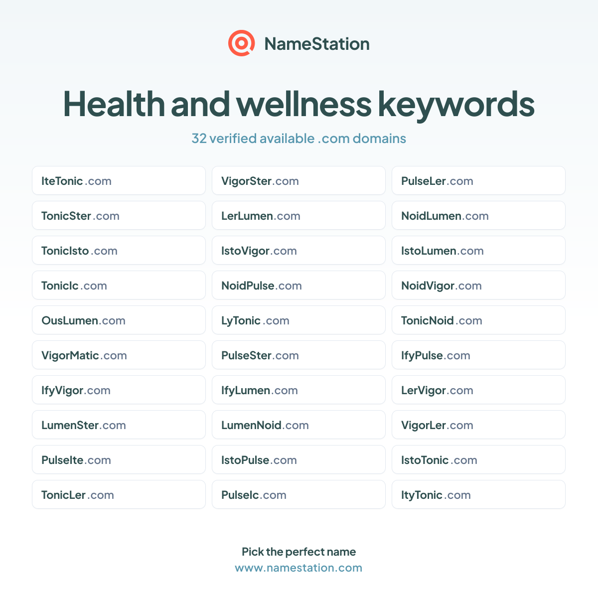 Health and wellness keywords