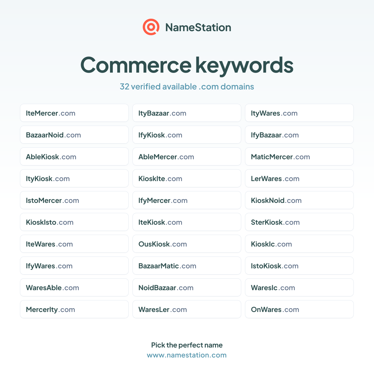 Commerce keywords