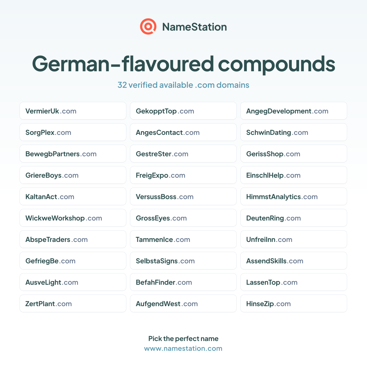 German-flavoured compounds