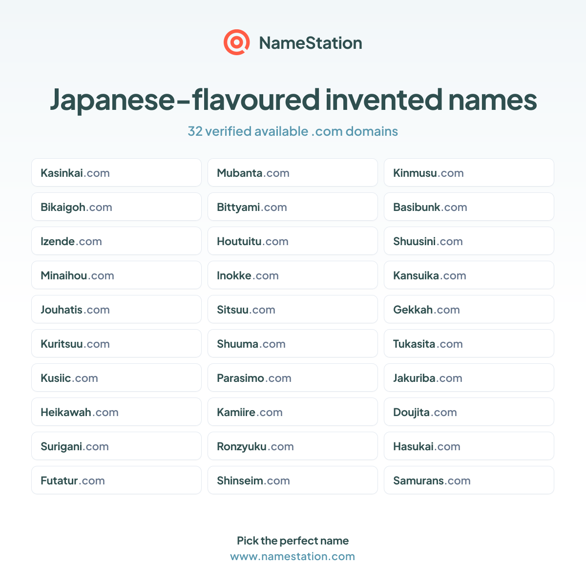 Japanese-flavoured invented names