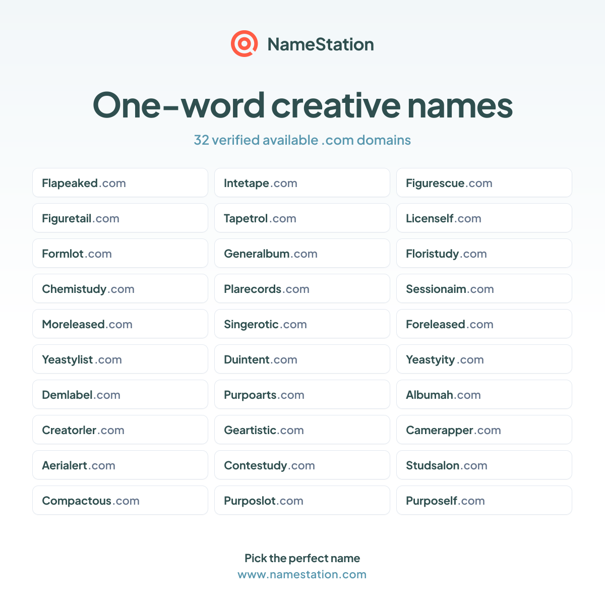 One-word creative names