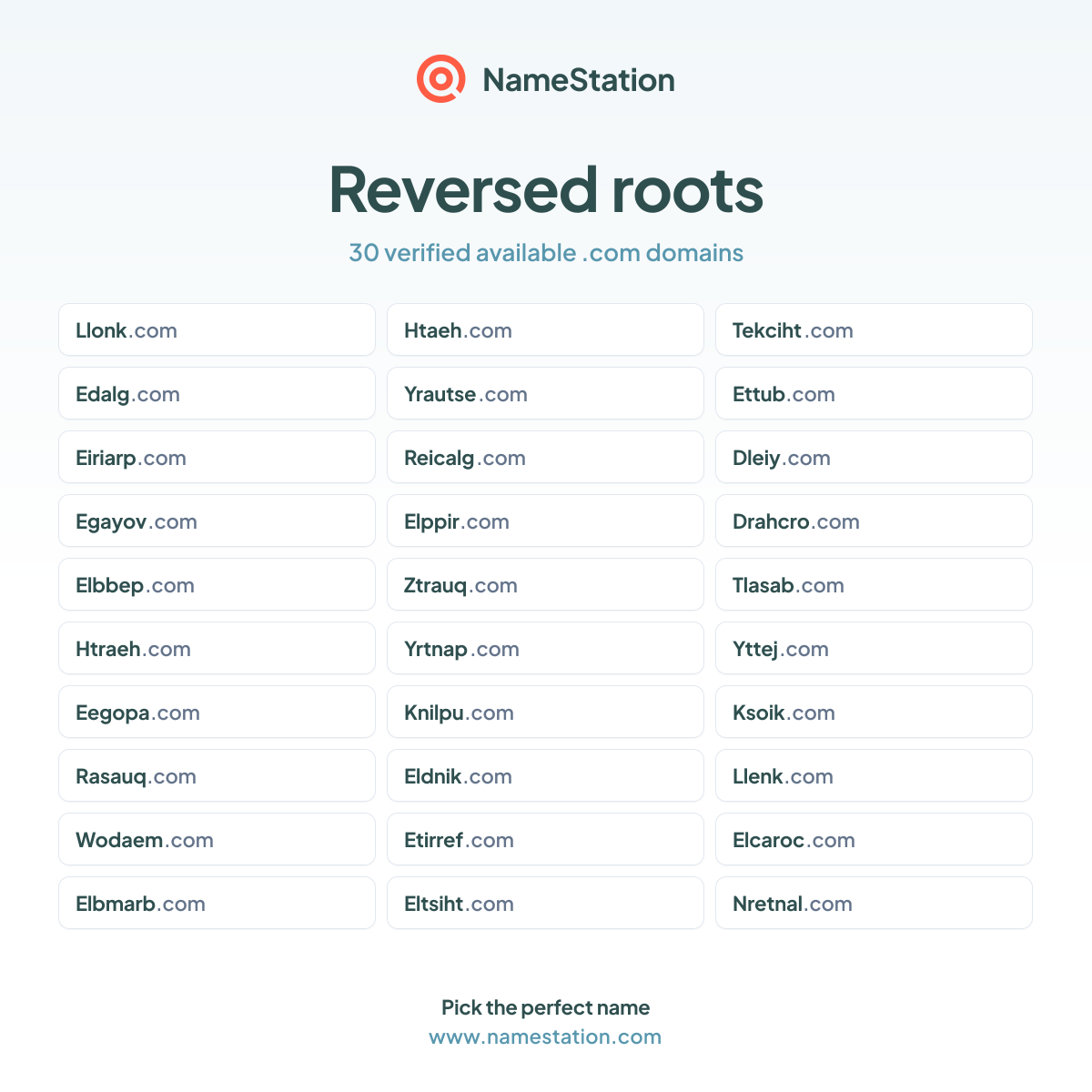 Reversed roots