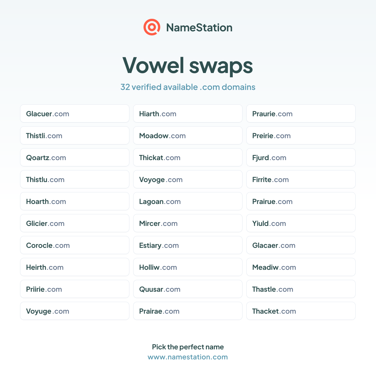 Vowel swaps