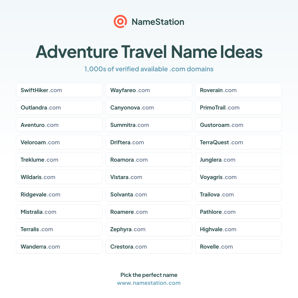 Adventure Travel Business Names | Name Ideas & Generator | NameStation