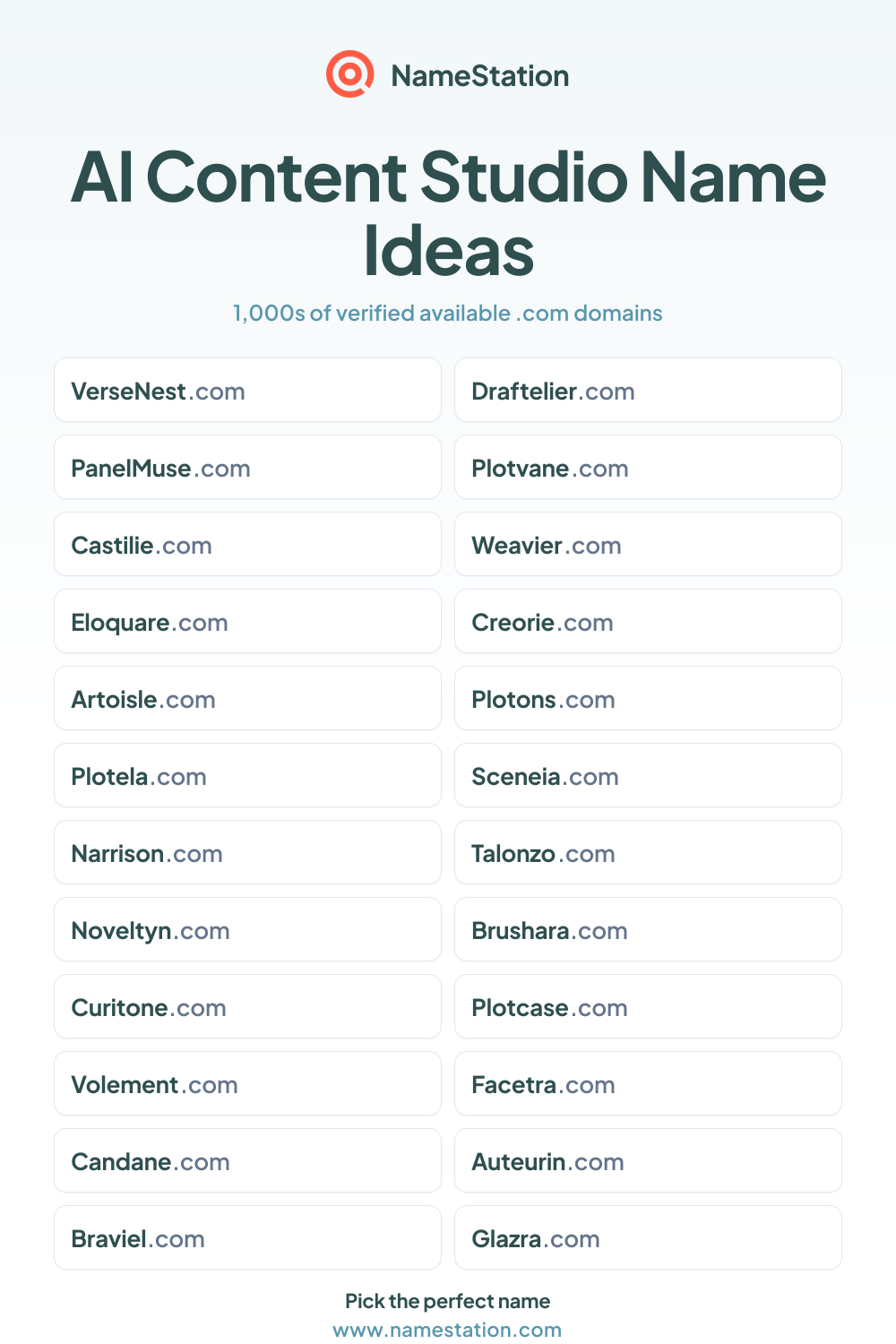 AI Content Studio name ideas