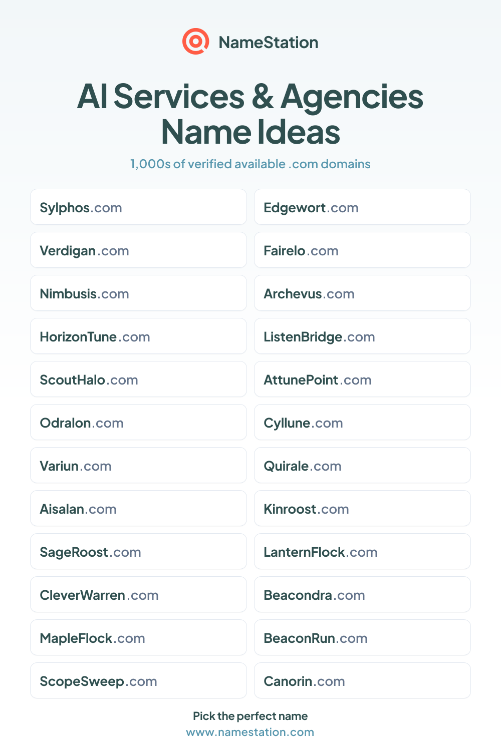 AI Services & Agencies name ideas