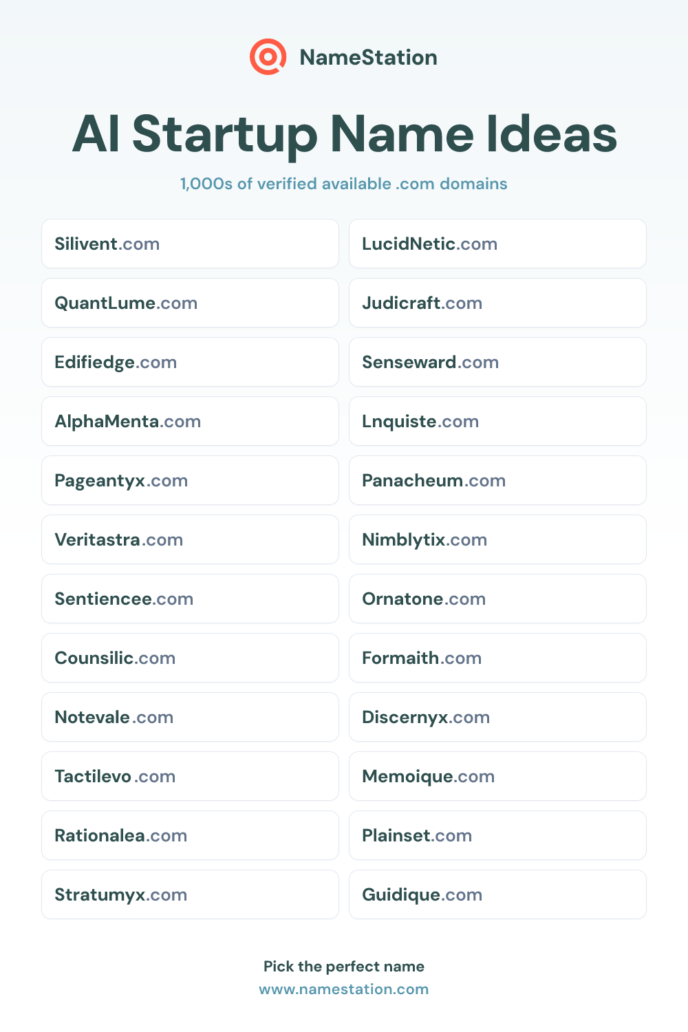 AI Startup name ideas