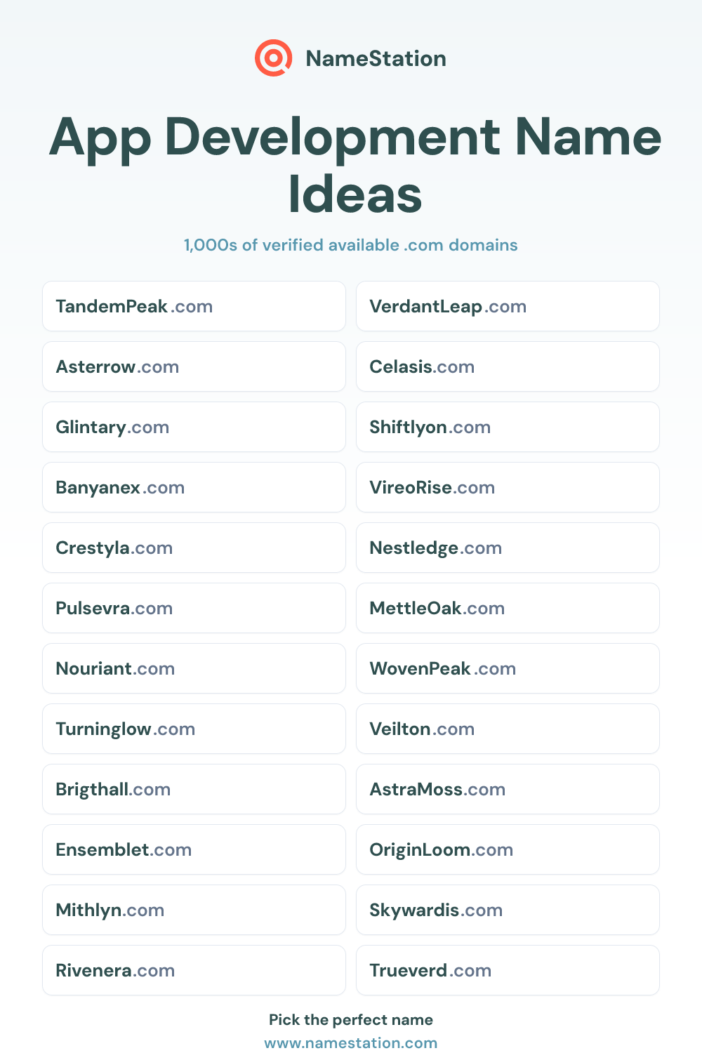 App Development name ideas