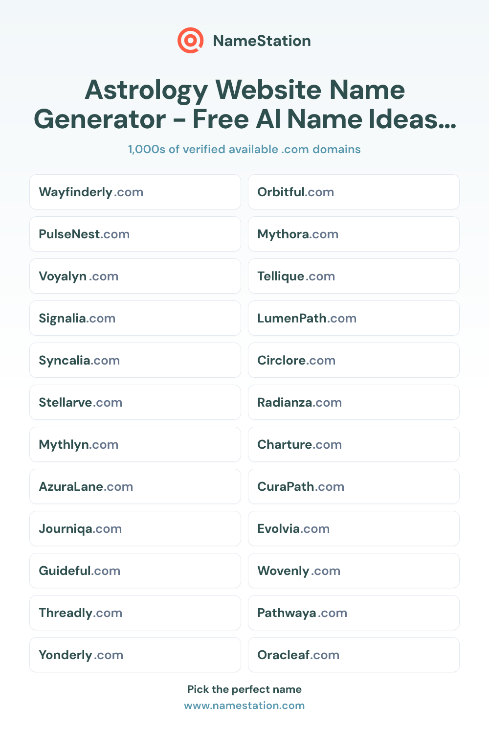 Astrology Website name ideas