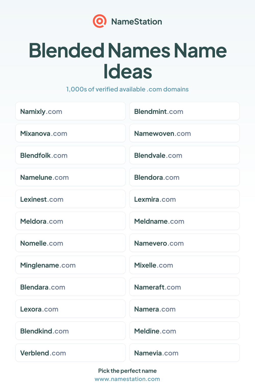 Blended Names name ideas