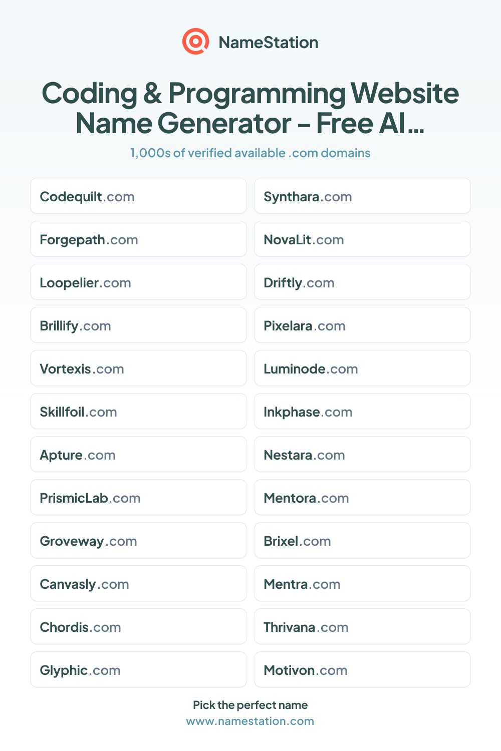Coding & Programming Website name ideas
