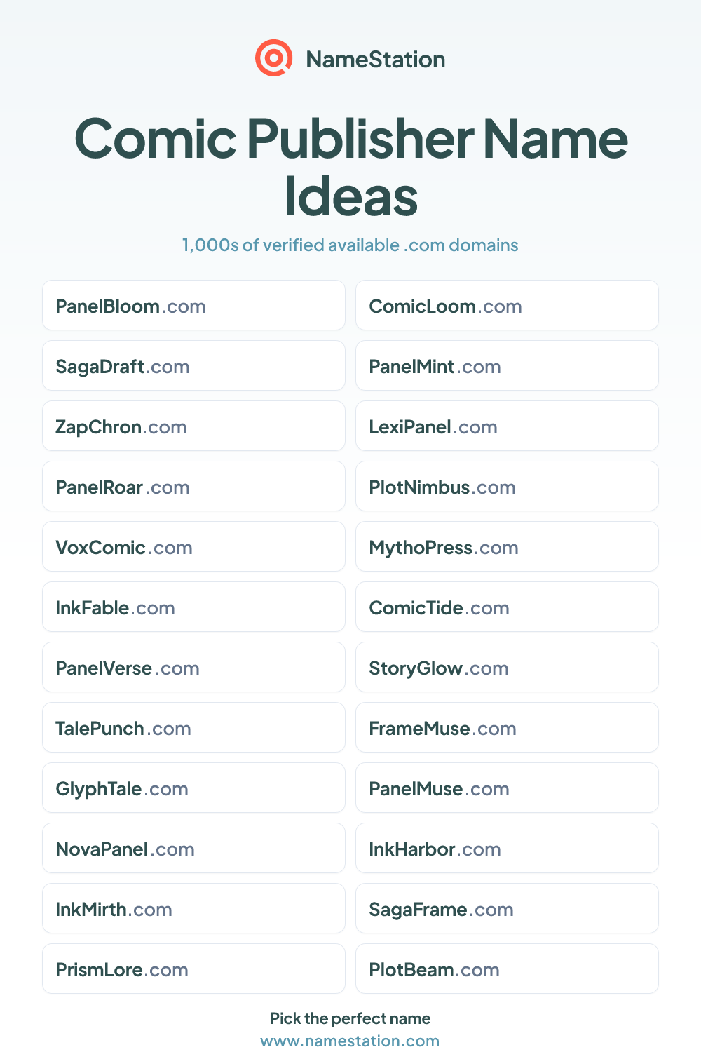 Comic Publisher name ideas