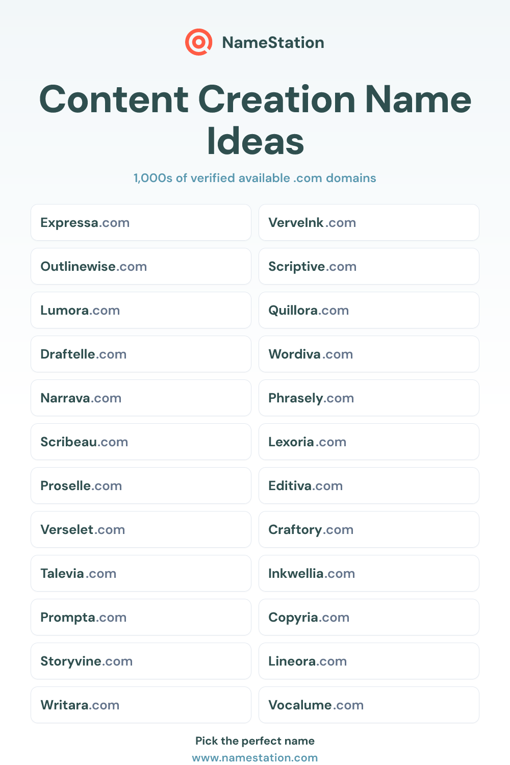Content Creation name ideas