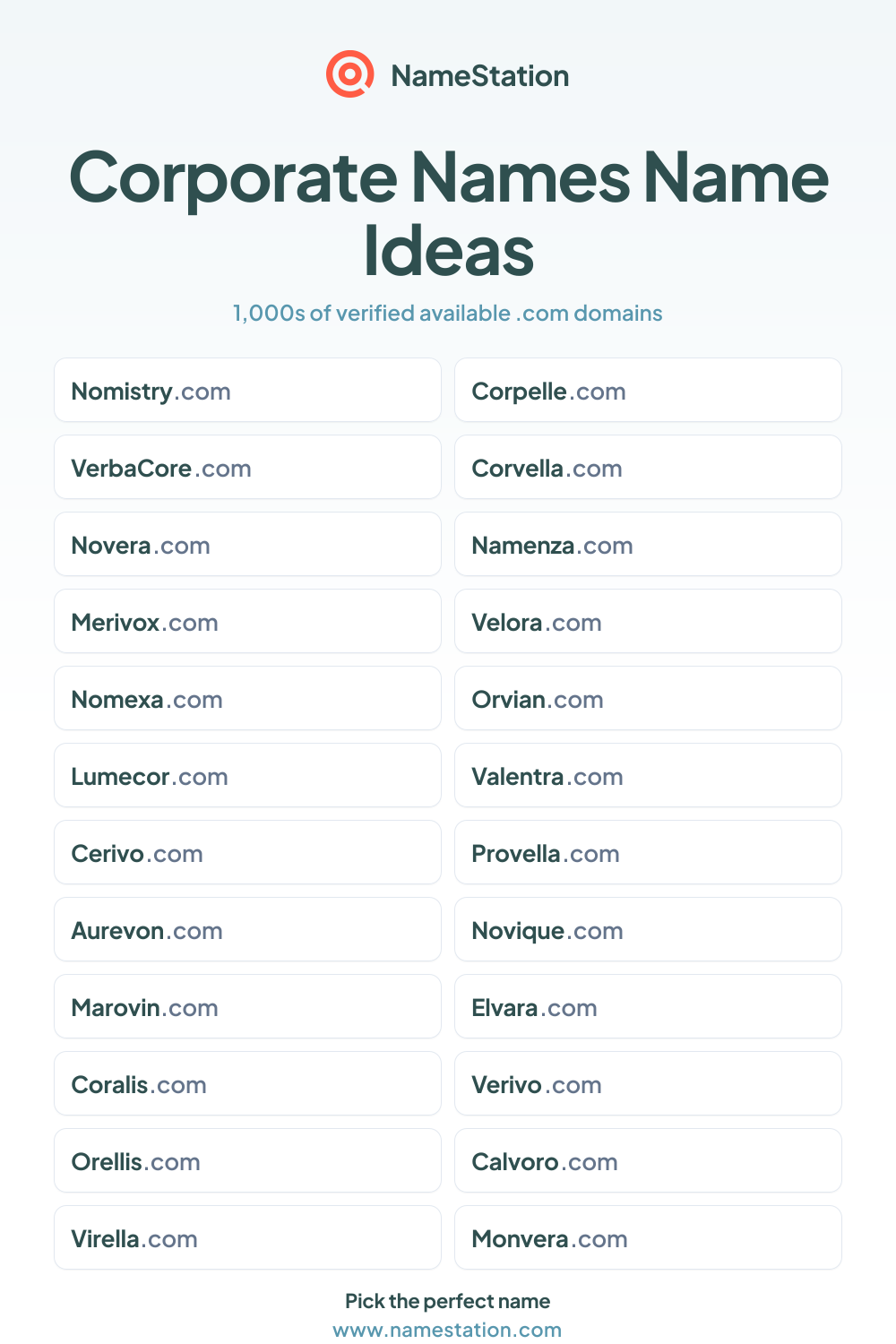 Corporate Names name ideas
