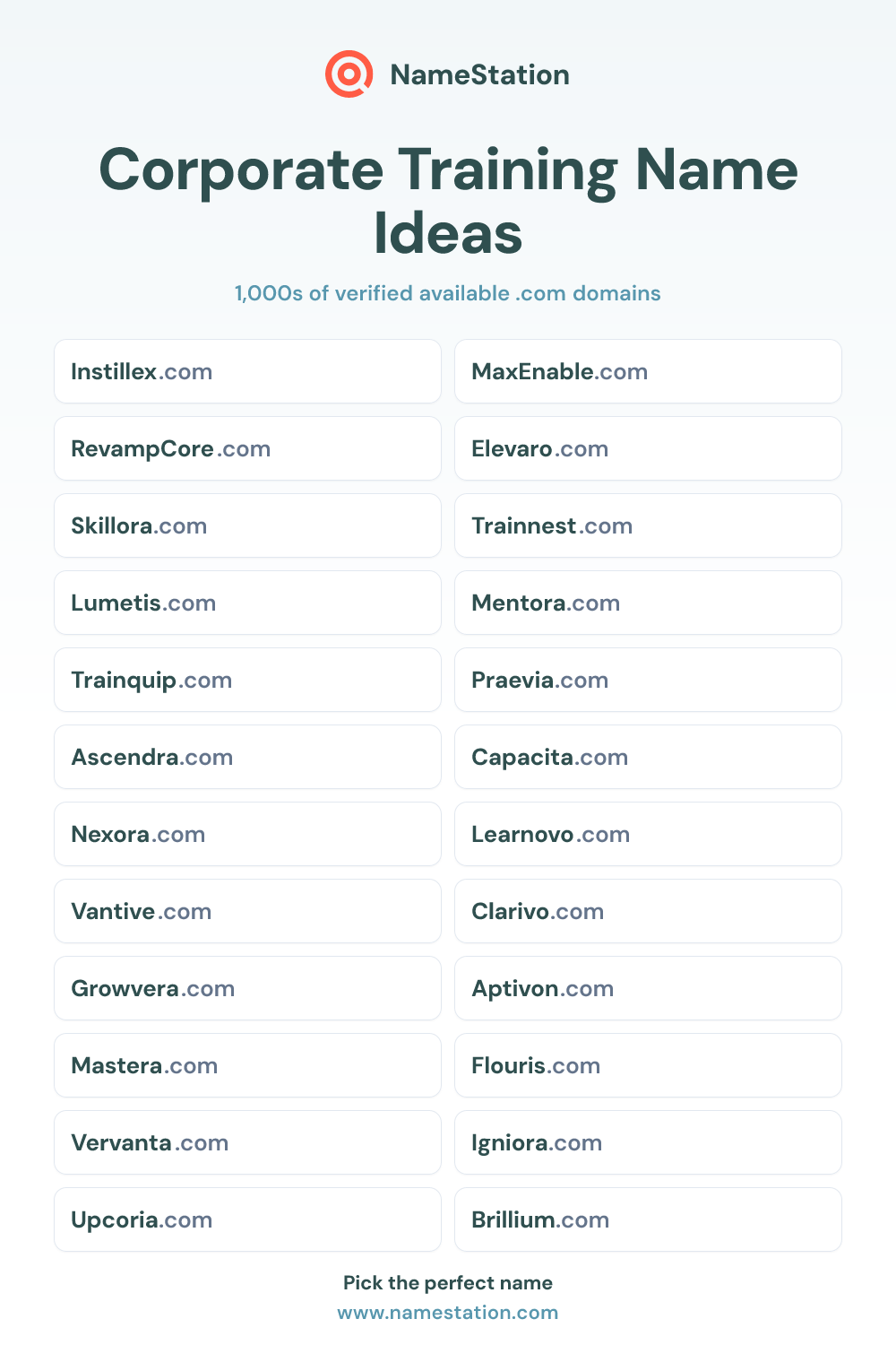 Corporate Training name ideas