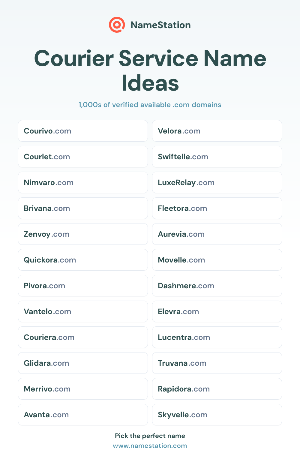 Courier Service name ideas