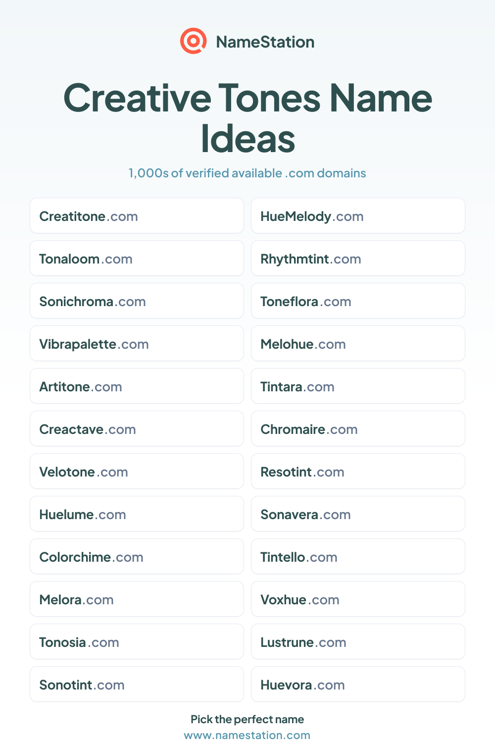 Creative Tones name ideas