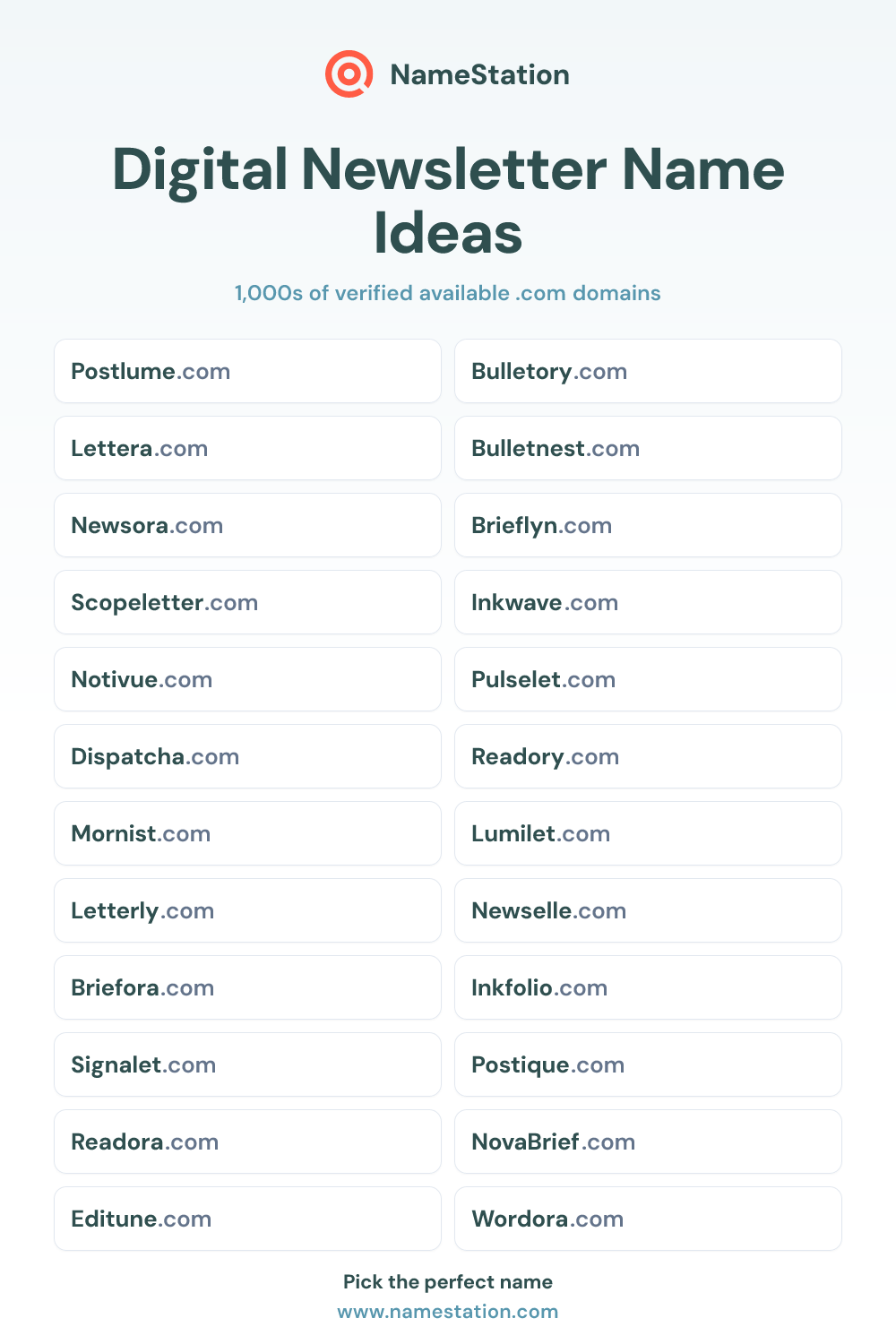Digital Newsletter name ideas