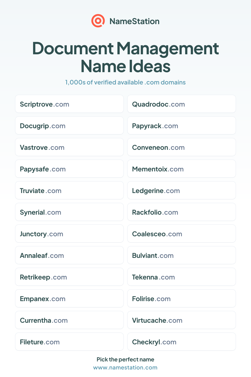 Document Management name ideas