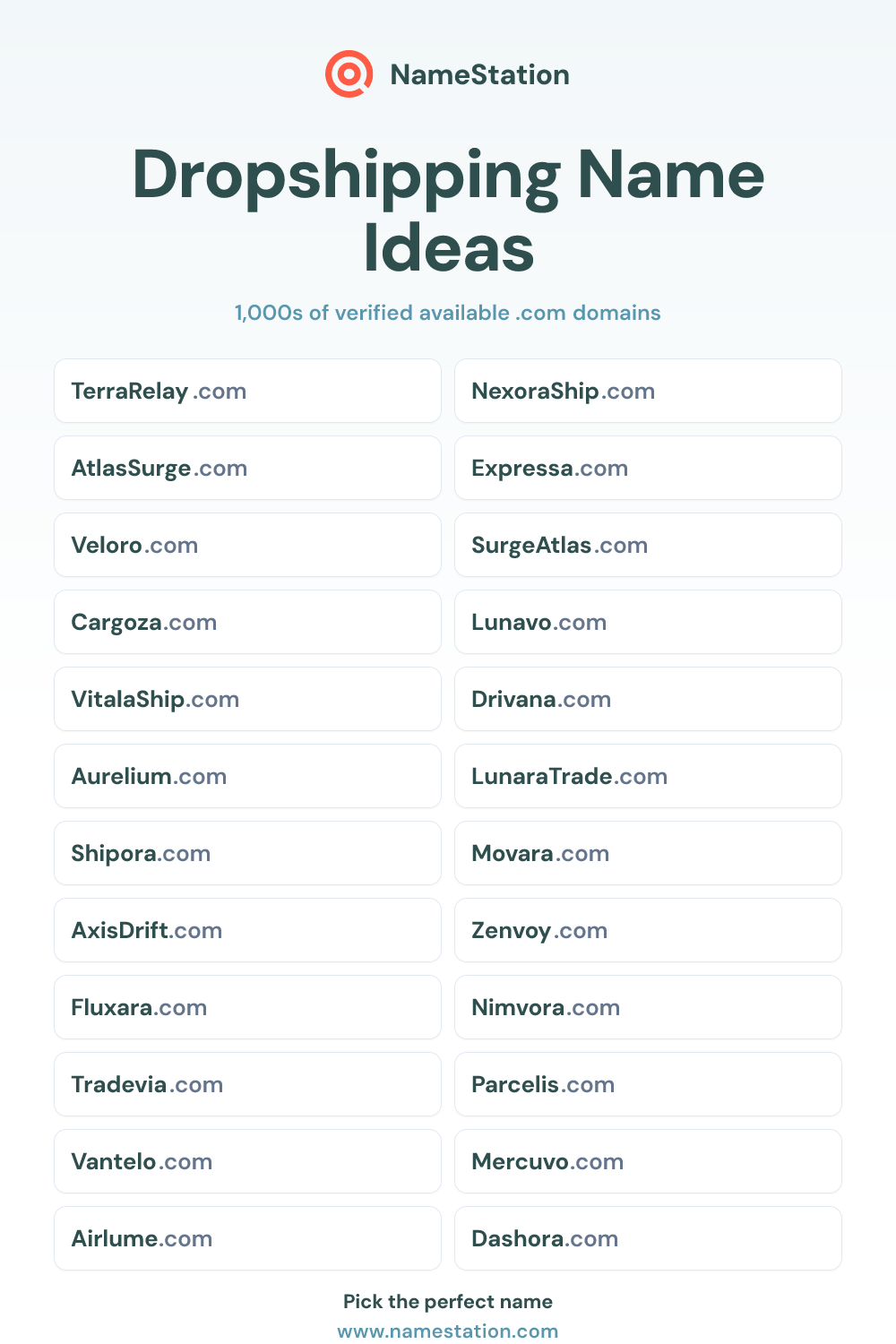 Dropshipping name ideas