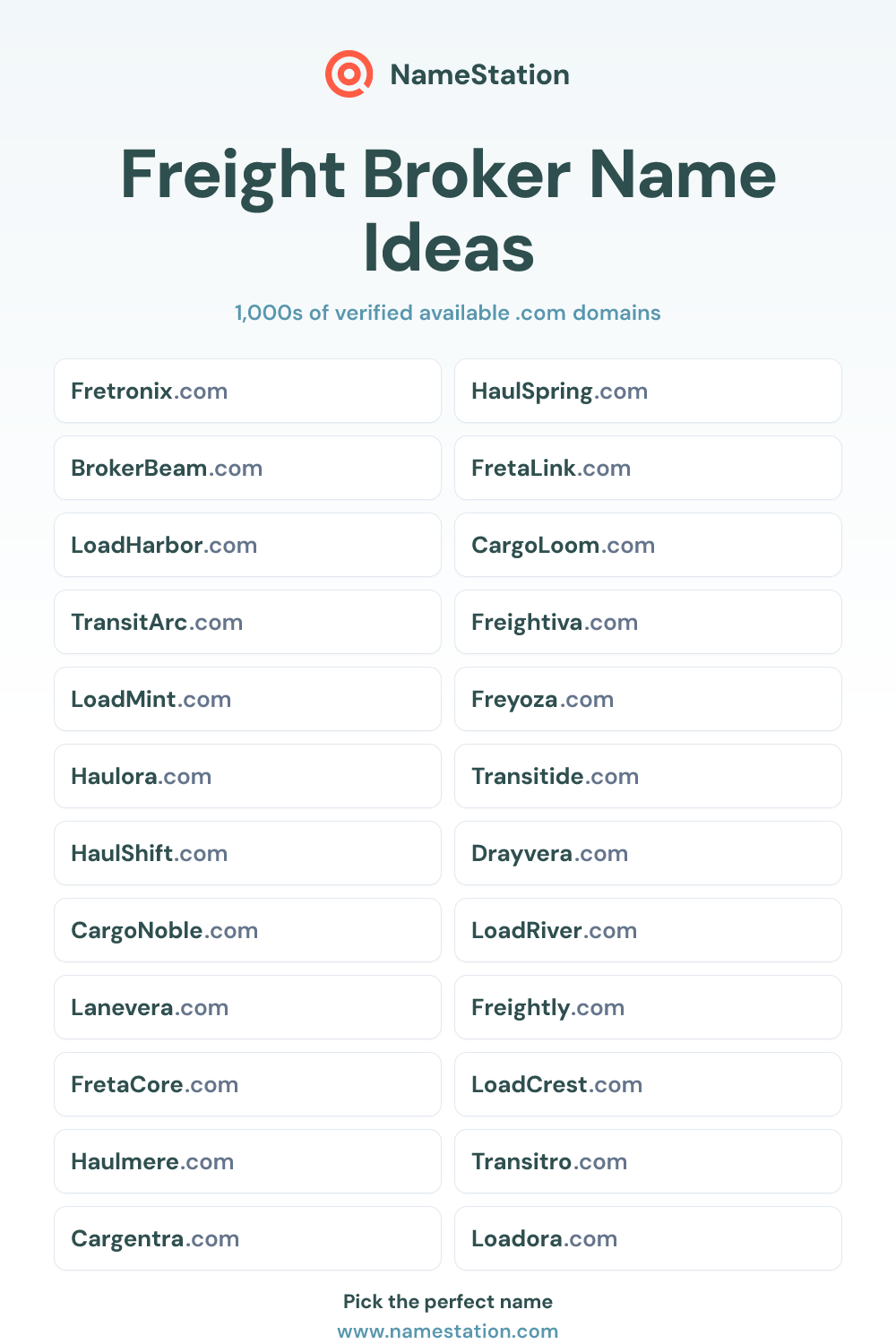 Freight Broker name ideas