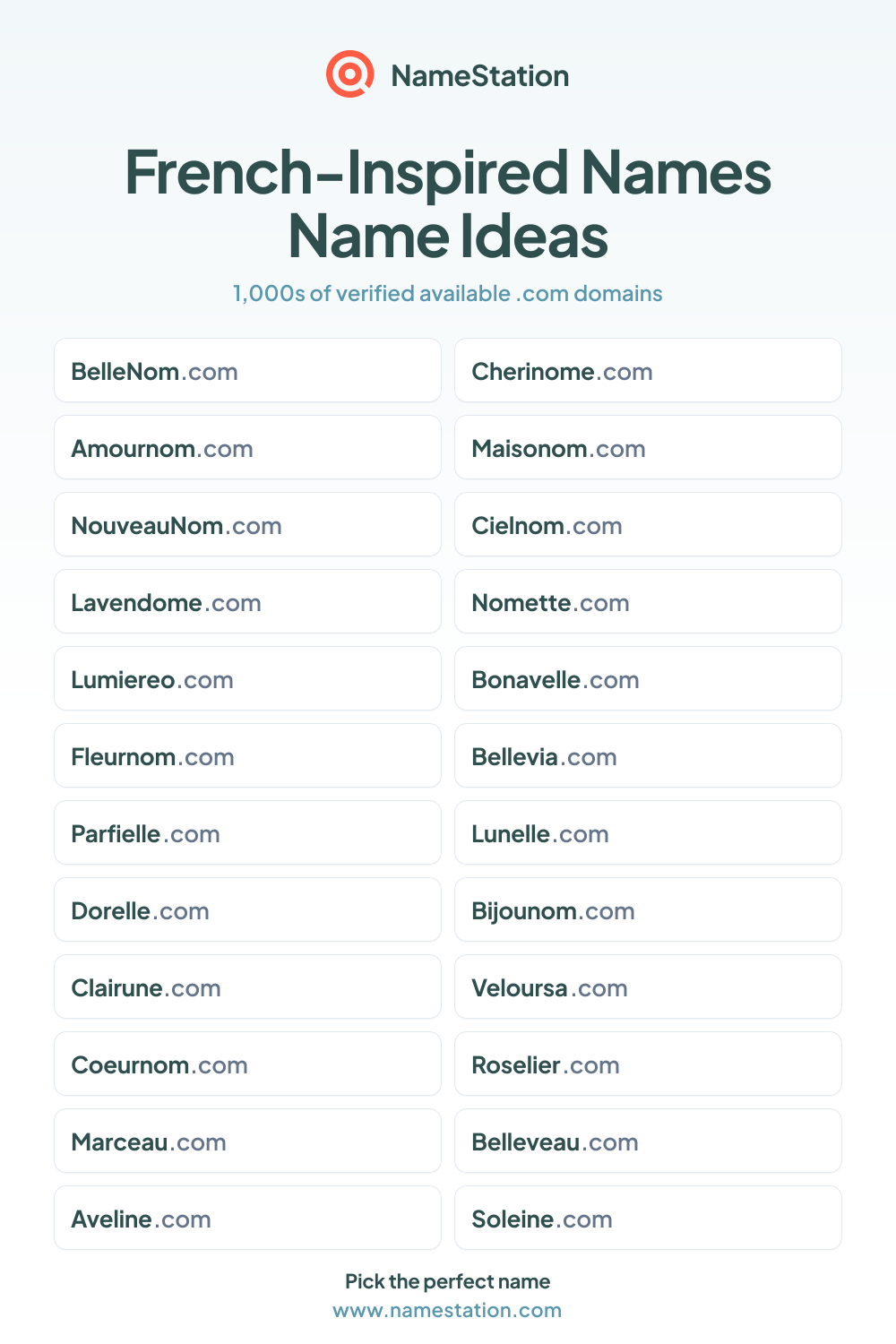 French-Inspired Names name ideas