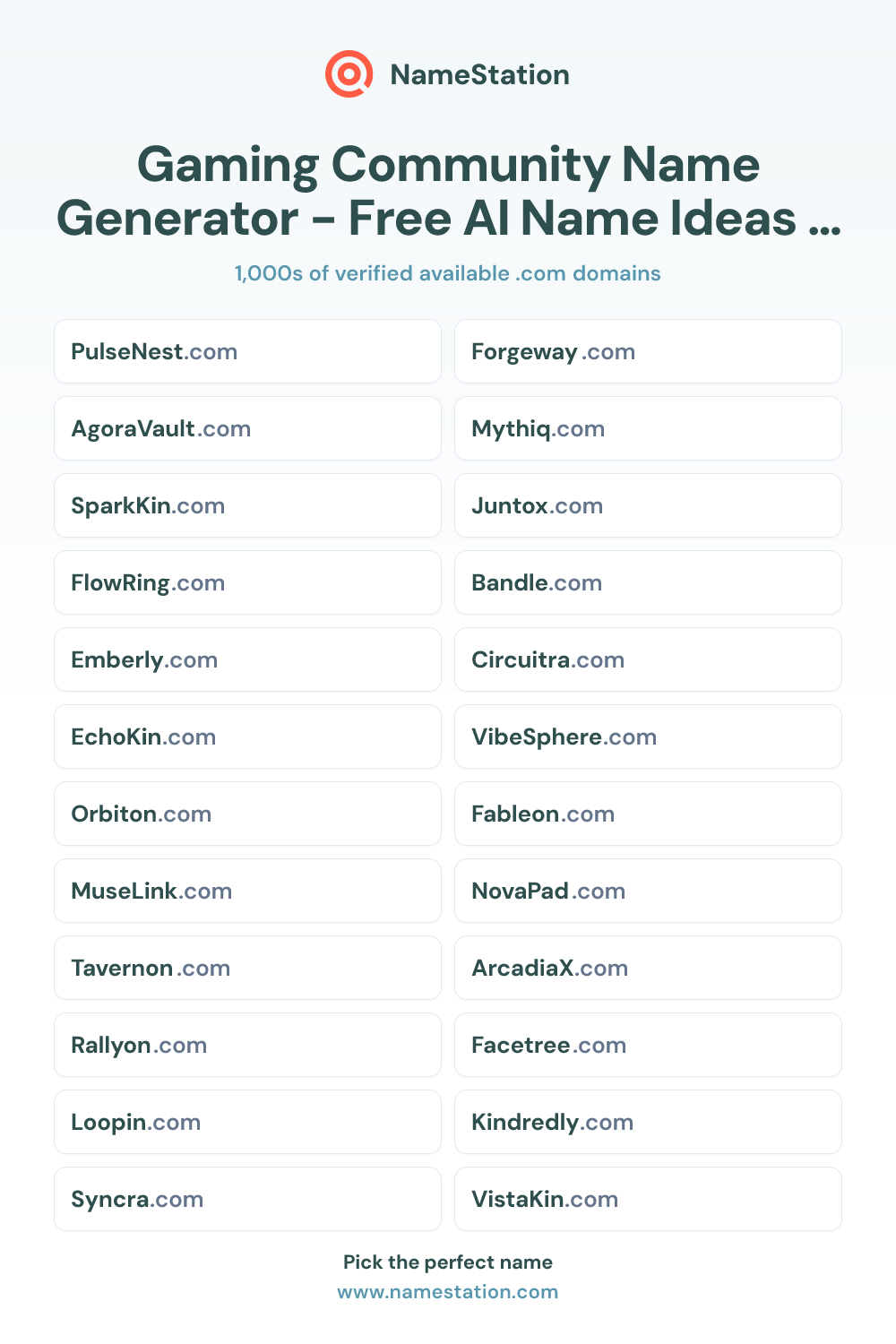Gaming Community name ideas