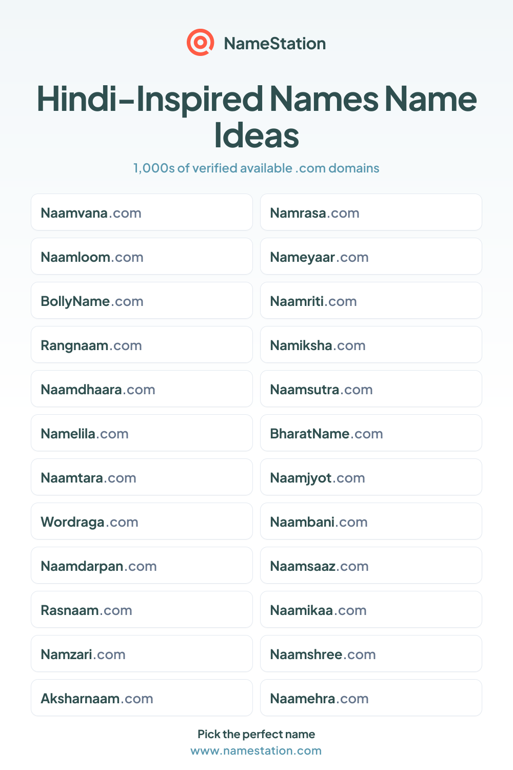 Hindi-Inspired Names name ideas