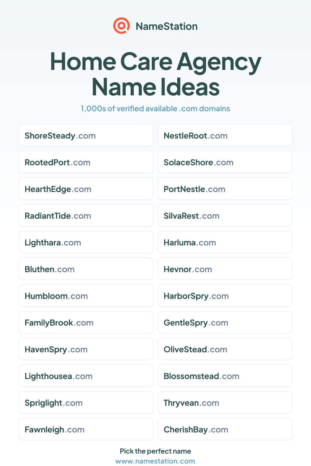 Home Care Agency name ideas
