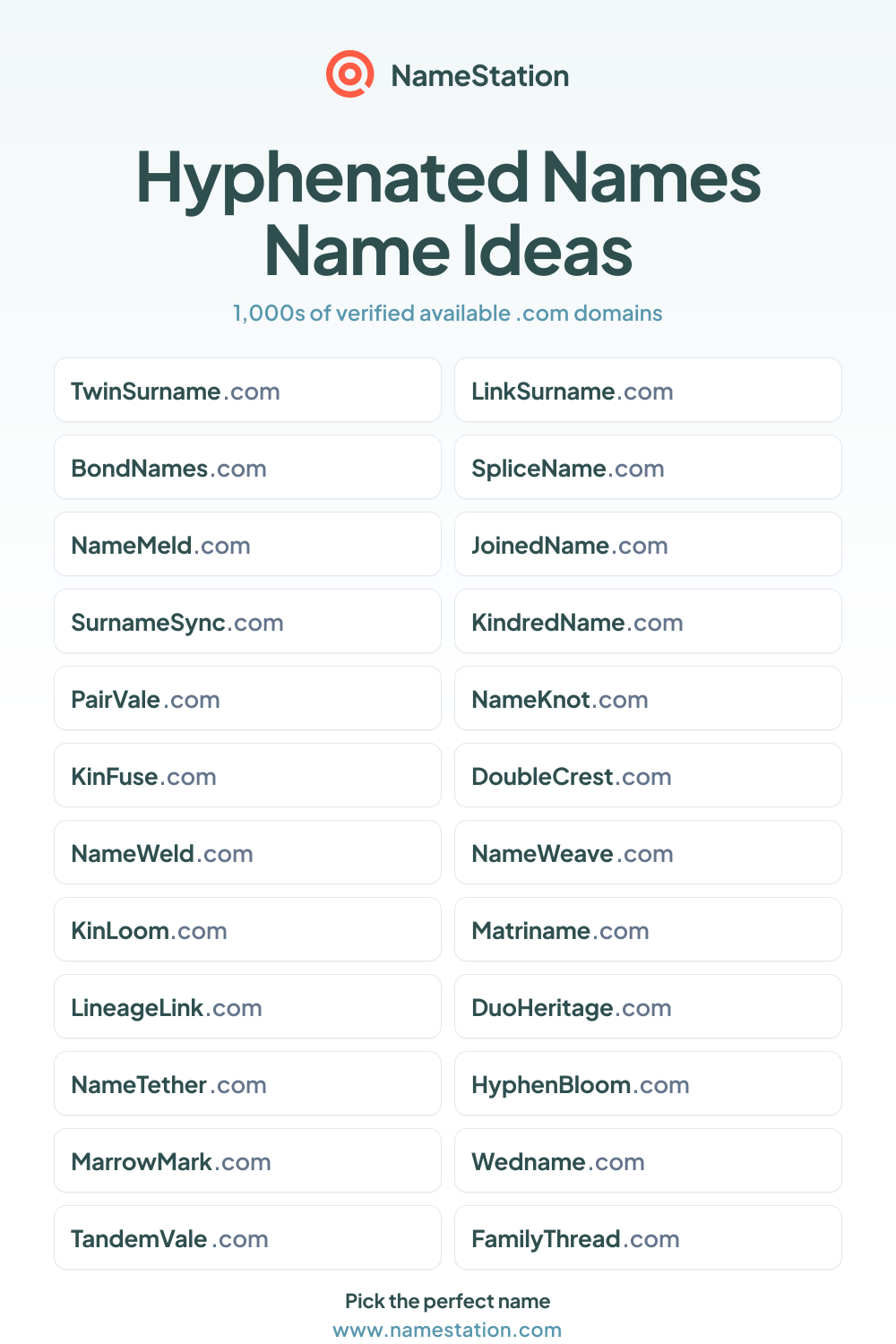 Hyphenated Names name ideas