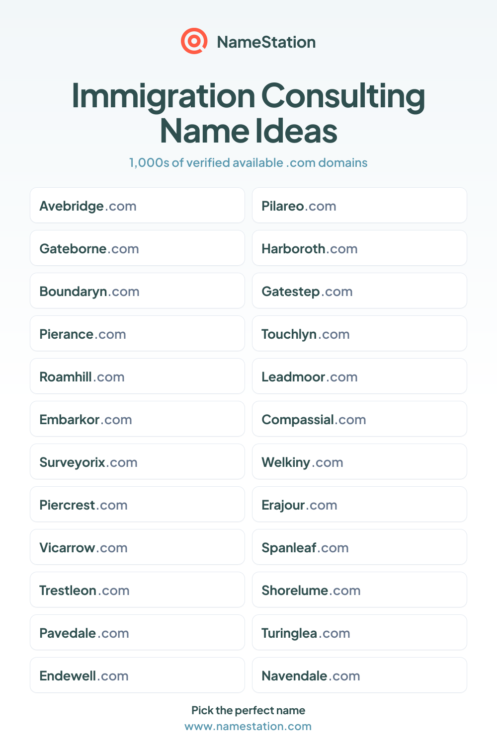 Immigration Consulting name ideas