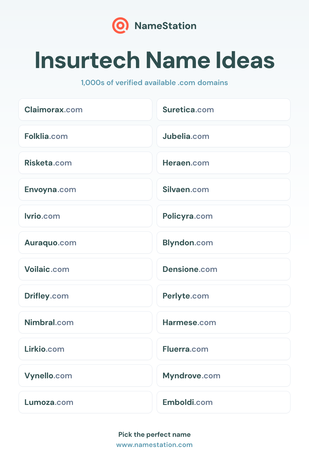 Insurtech name ideas