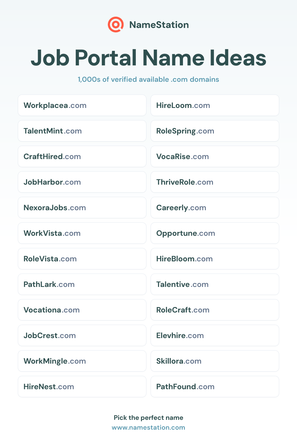 Job Portal name ideas