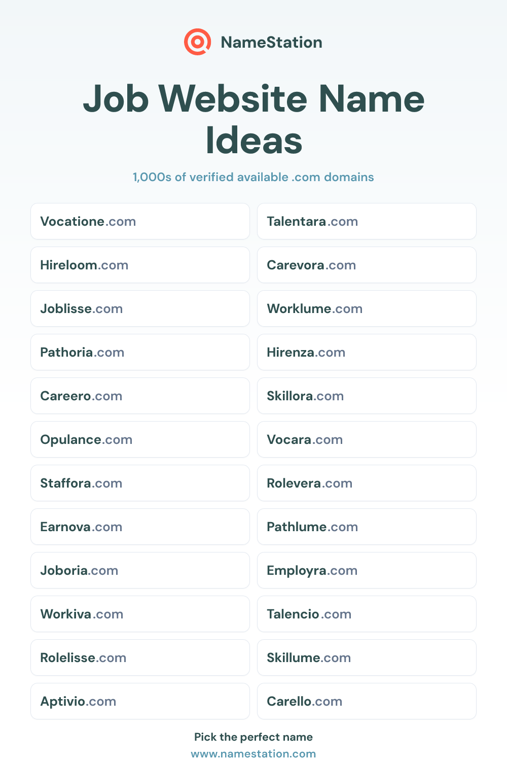 Job Website name ideas