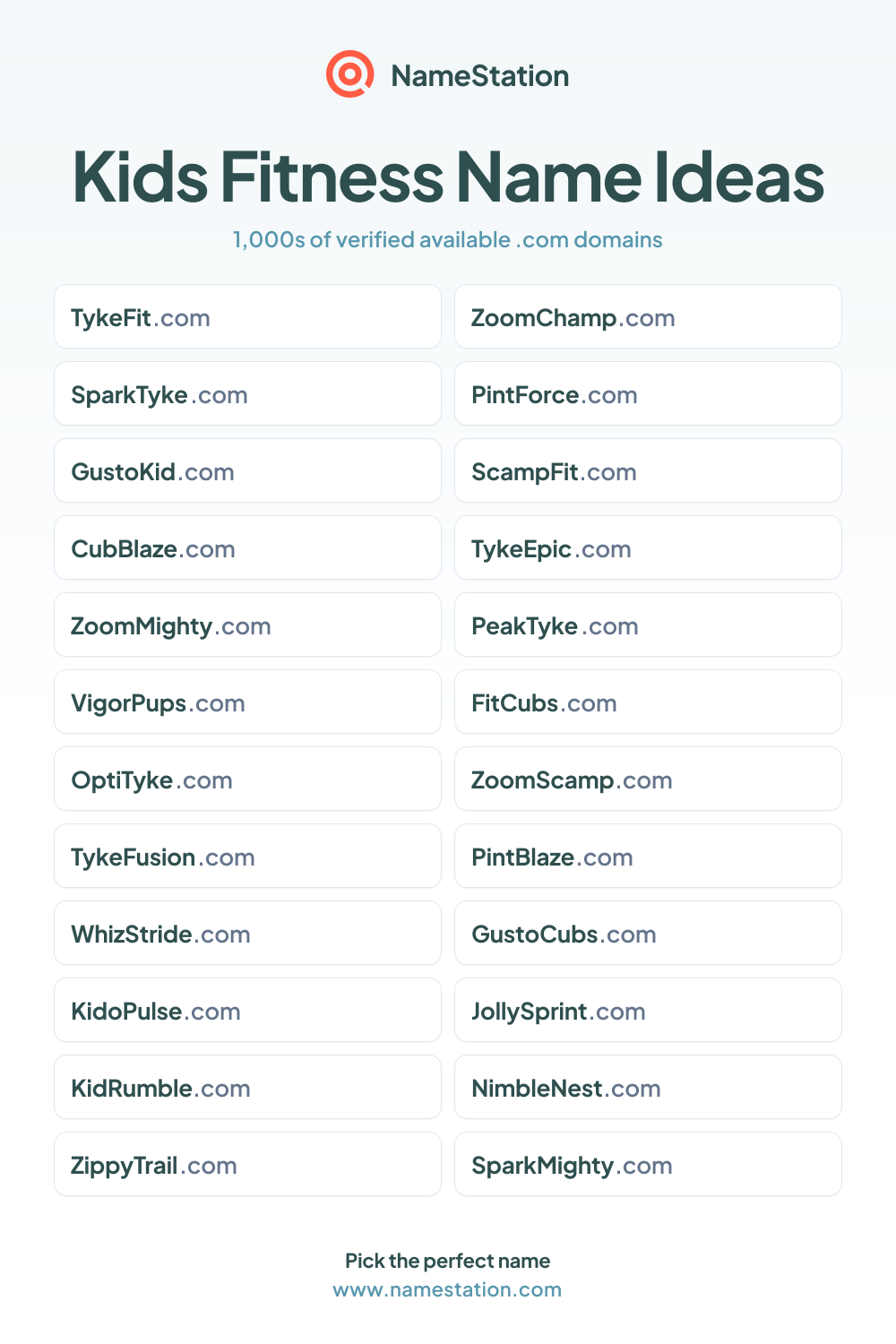 Kids Fitness name ideas
