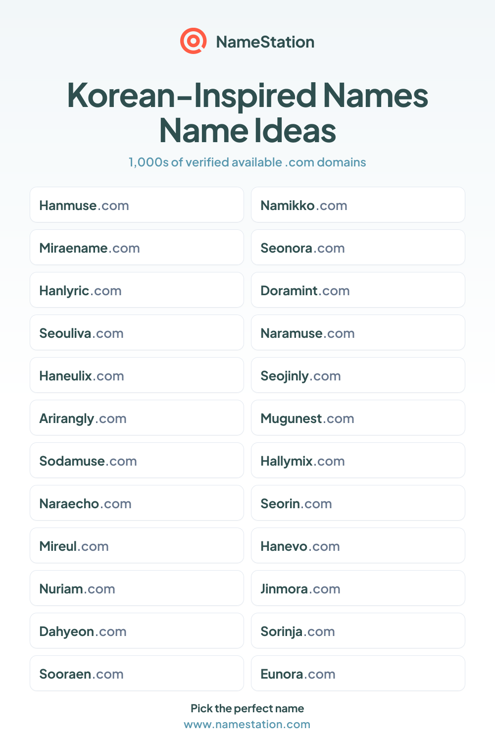 Korean-Inspired Names name ideas