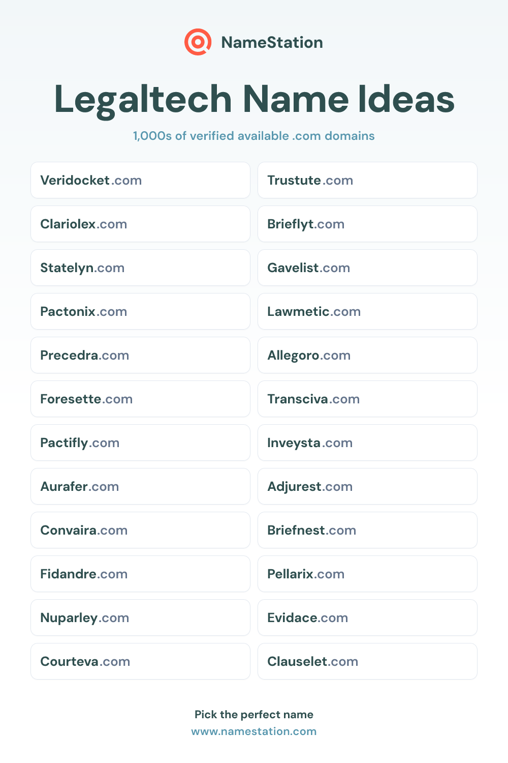 Legaltech name ideas