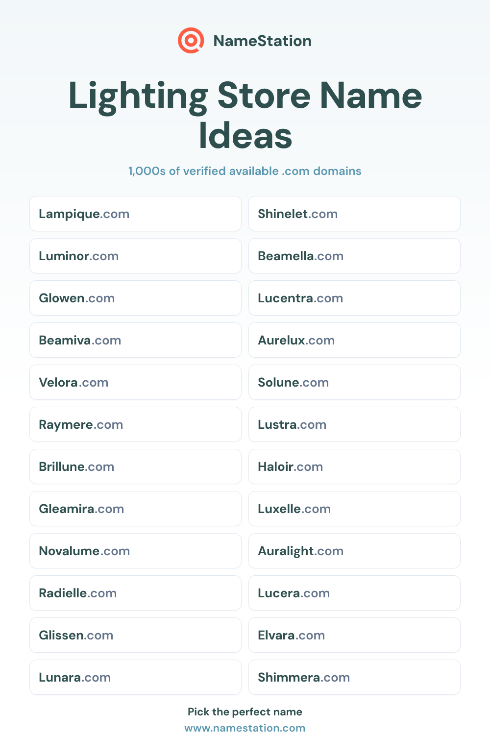 Lighting Store name ideas