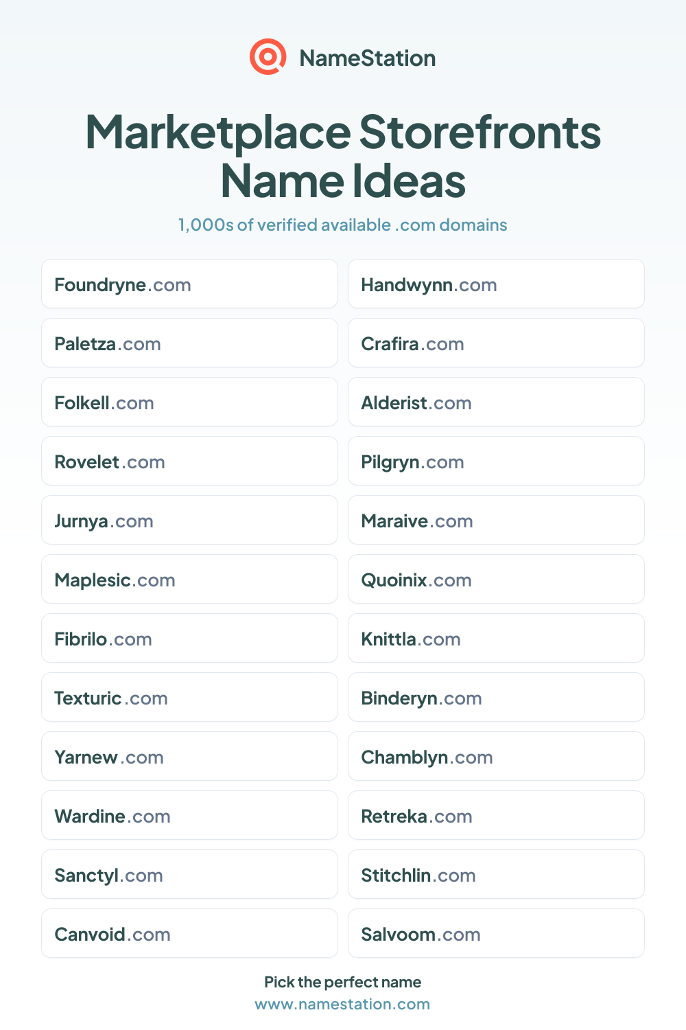 Marketplace Storefronts name ideas