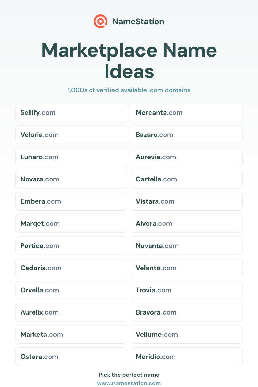 Marketplace name ideas