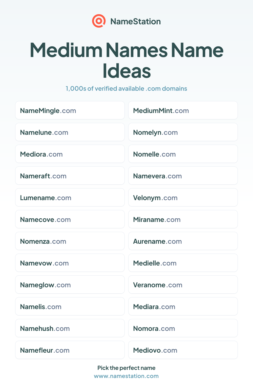 Medium Names name ideas