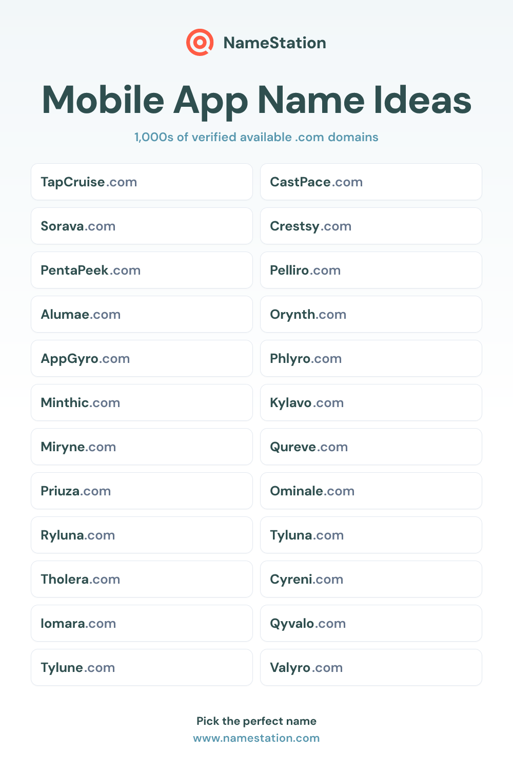 Mobile App name ideas