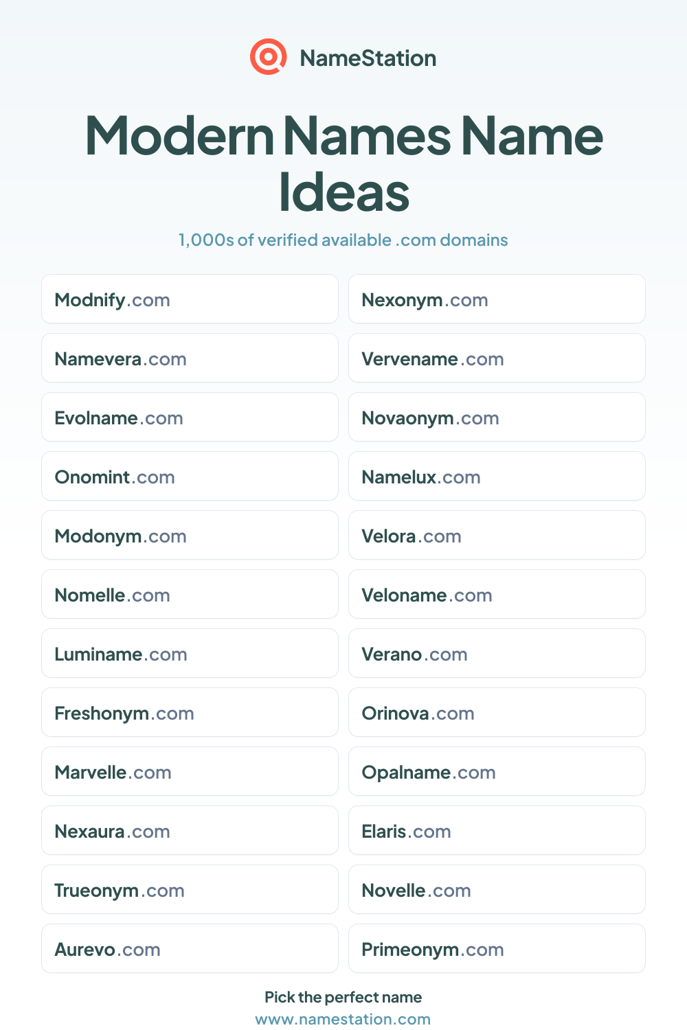 Modern Names name ideas