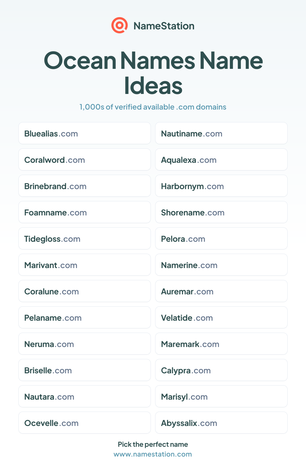 Ocean Names name ideas